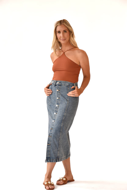 Alexa Denim Skirt